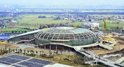 体育中心新馆雄姿初展 琴湖家园2期预计2013年交付
