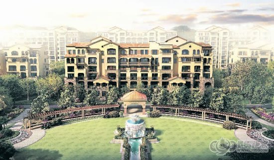 地中海田园风情引人入胜 三一荣域加推电梯洋房