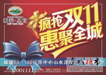 衡泰里宫疯抢双11 9800元/㎡入驻市区山水洋楼