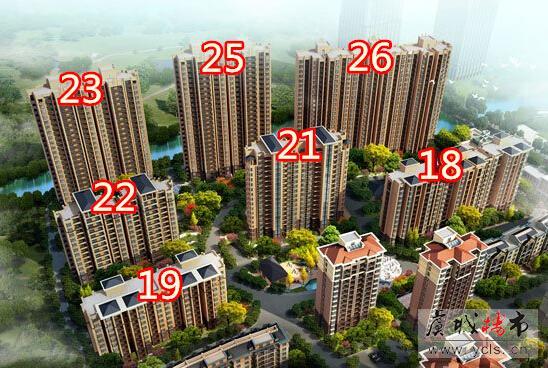 金狮薇尼诗花园61号楼高层在售  均价6300元/平
