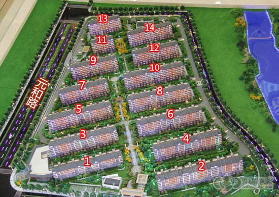 弘阳上园沙盘实景图 弘阳上园沙盘实景图