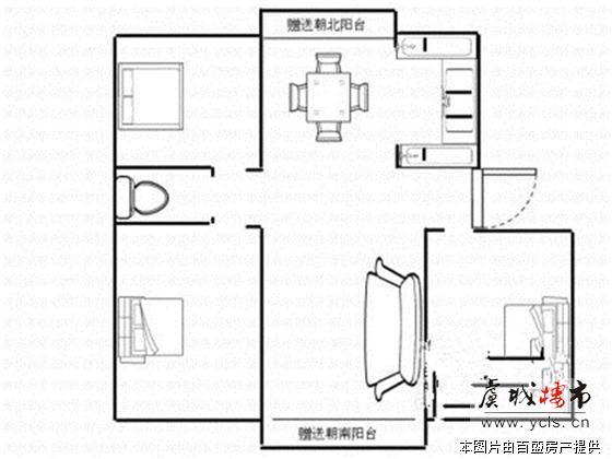 中南锦城98平方送15平 毛坯 205万 有钥匙